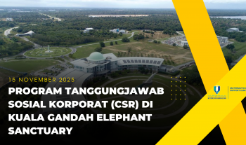 Program CSR PSM UMPSA di Kuala Gandah Elephant Sanctuary